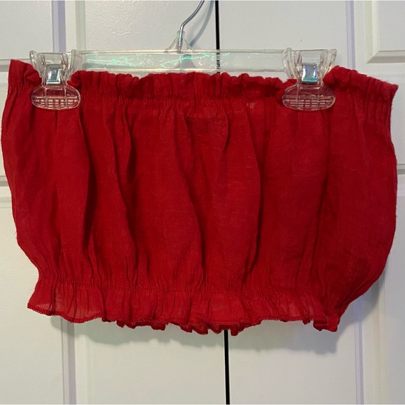 Red Tube Top - Picture 3 of 3